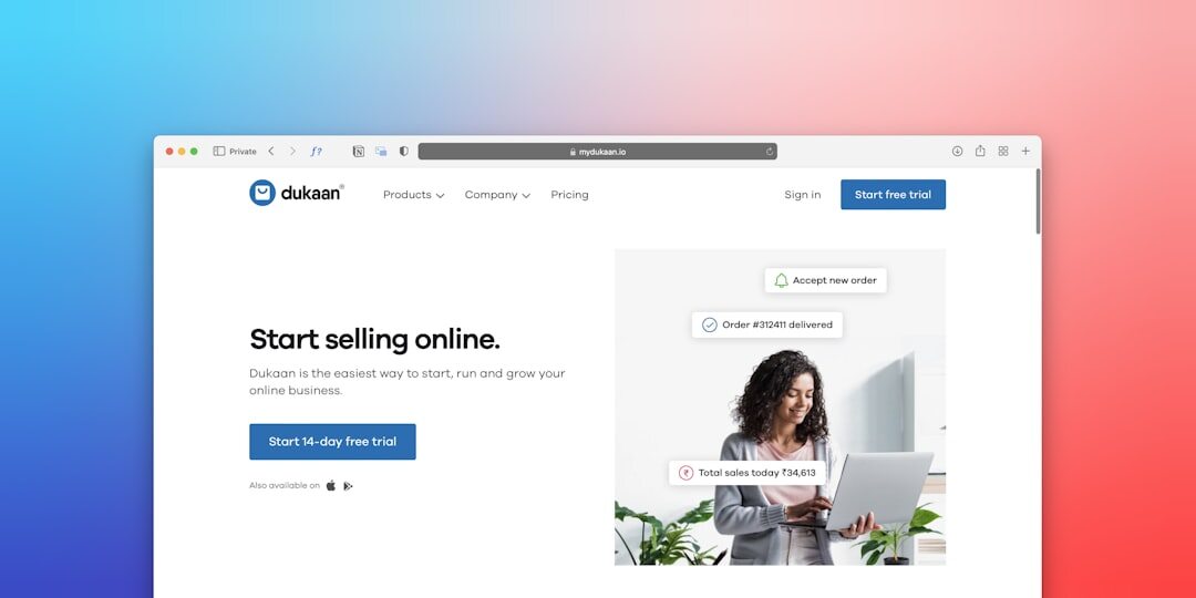 modern blog interface design
