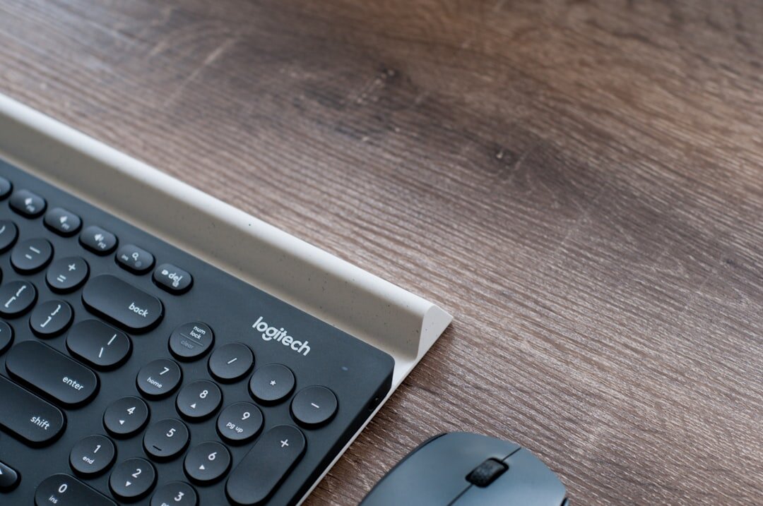 blog writing desk setup
