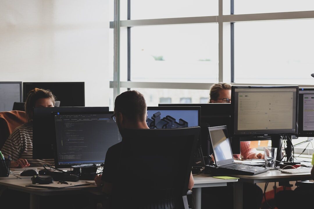 web developer coding